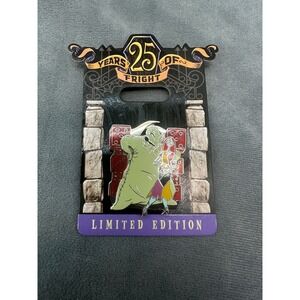 Disney Nightmare Before Christmas 25 Years Fright LE 4000 Pin Oogie Boogie Sally